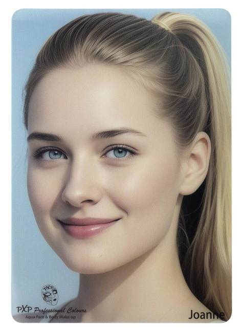 PXP Professional Colours Schmink Oefenbord Joanne Vrouw Zijaanzicht