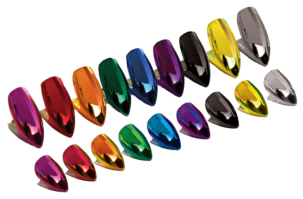 Scarecrow Vampire Fangs Glam Deluxe Vampier tanden Blauw