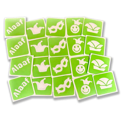 Schmink Specialist Carnaval Glittertattoo Sjablonenset