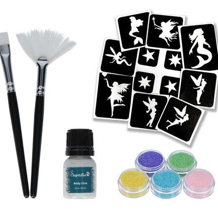 Schmink Specialist Fantasie Glittertattoo Set
