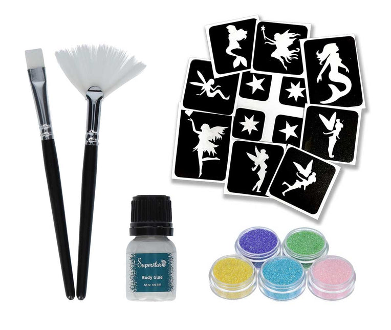 Schmink Specialist Fantasie Glittertattoo Set