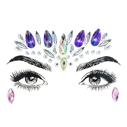 Schmink Specialist Festival strass steentjes