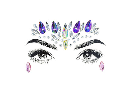 Schmink Specialist Festival strass steentjes