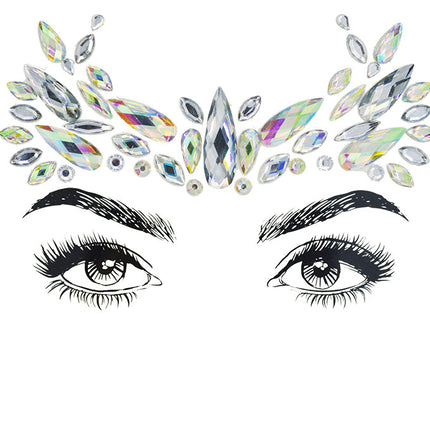 Schmink Specialist Festival strass steentjes