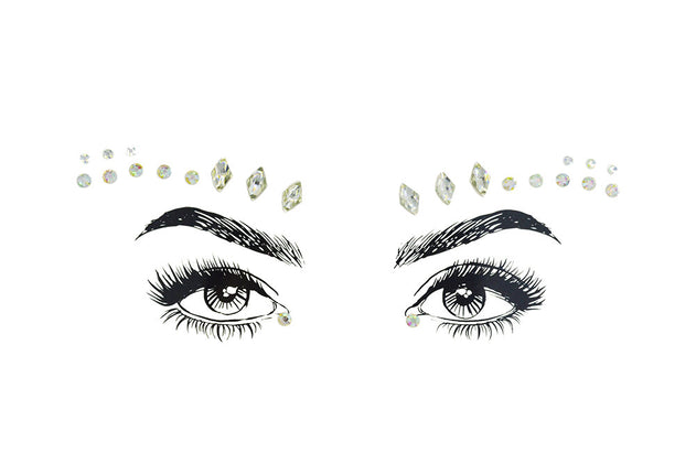 Schmink Specialist Festival strass steentjes