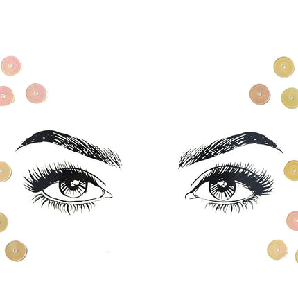 Schmink Specialist Festival strass steentjes