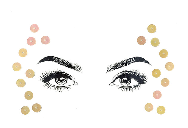 Schmink Specialist Festival strass steentjes