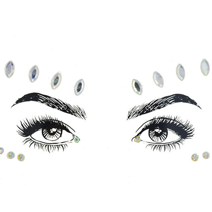 Schmink Specialist Festival strass steentjes