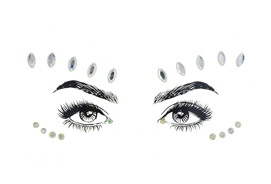 Schmink Specialist Festival strass steentjes