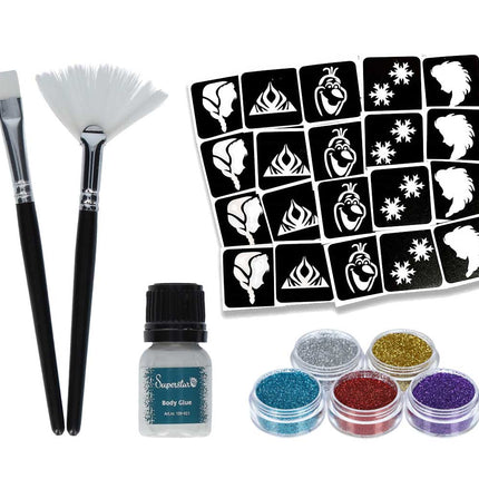 Schmink Specialist Frozen Glittertattoo Set