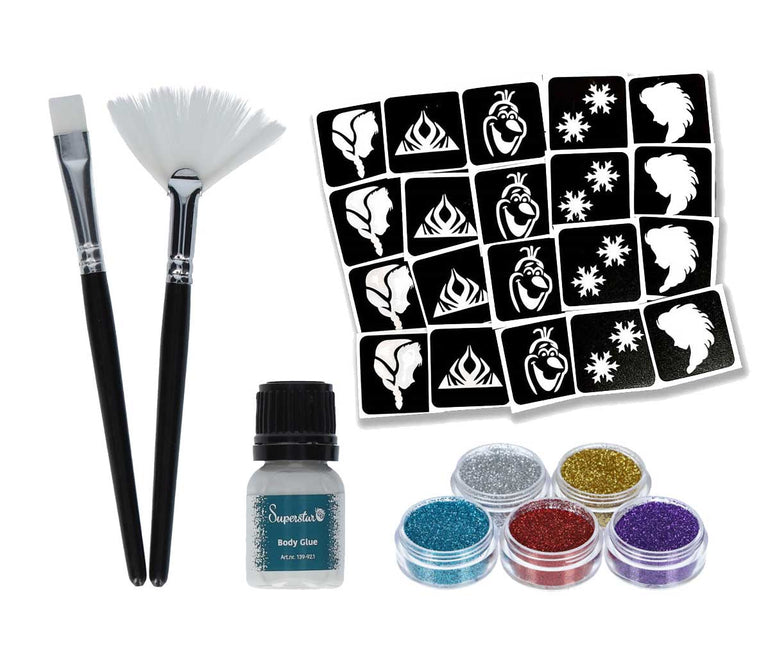 Schmink Specialist Frozen Glittertattoo Set
