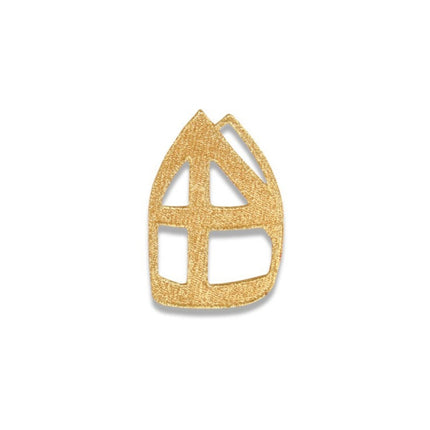 Schmink Specialist Gouden Sinterklaasmijter Borduursels 2 stuks