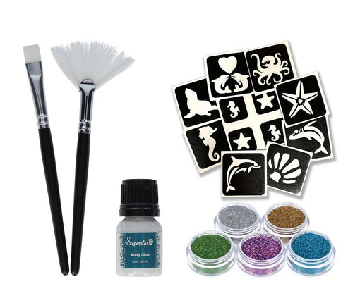 Schmink Specialist In de zee Glittertattoo Set
