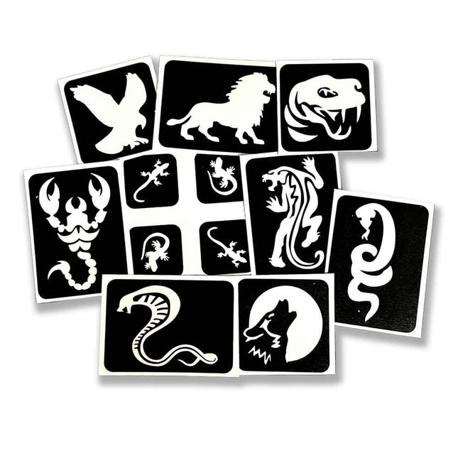 Schmink Specialist Jongens Glittertattoo Sjablonenset