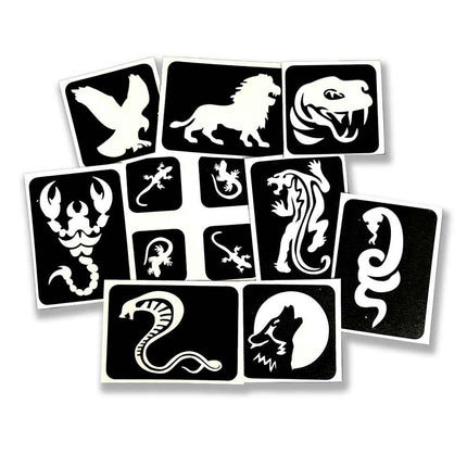 Schmink Specialist Jongens Glittertattoo Sjablonenset