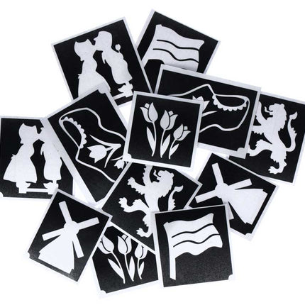 Schmink Specialist Koningsdag Glittertattoo Set