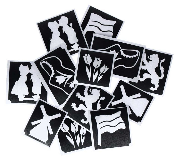 Schmink Specialist Koningsdag Glittertattoo Set