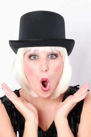 Schmink Specialist Luxe hoge hoed satijn