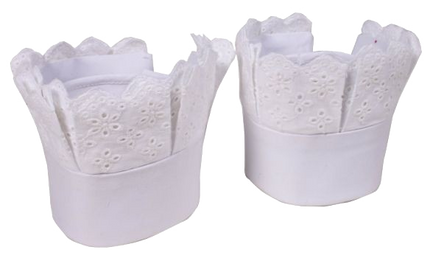 Schmink Specialist Pieten Manchetten Deluxe Wit