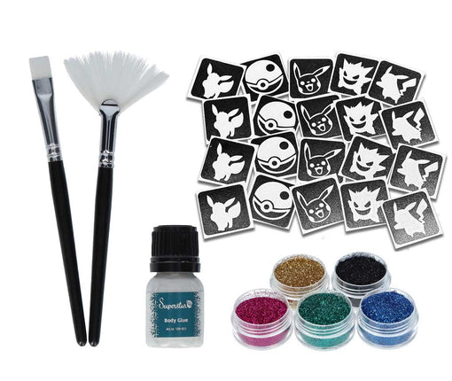 Schmink Specialist Pokemon Glittertattoo Set
