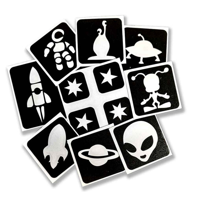 Schmink Specialist Ruimte Glittertattoo Sjablonenset