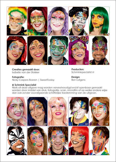 Schmink Specialist Schminkboek Schminken editie carnaval