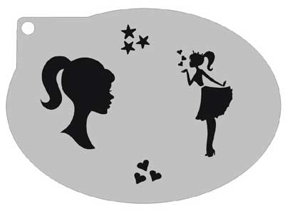 Schmink Specialist Schminksjabloon Barbie