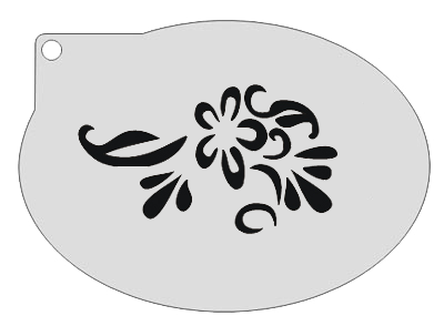 Schmink Specialist Schminksjabloon Bloem met Krul