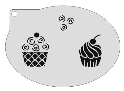 Schmink Specialist Schminksjabloon Cupcake