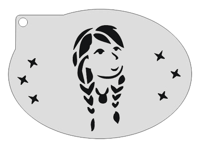 Schmink Specialist Schminksjabloon Frozen Anna