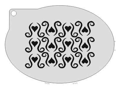 Schmink Specialist Schminksjabloon Hartjes met Krullen