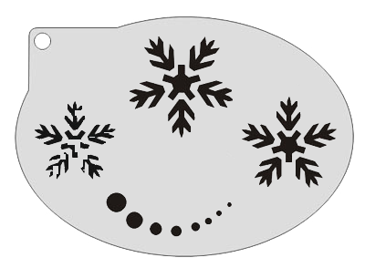 Schmink Specialist Schminksjabloon Ijskristallen