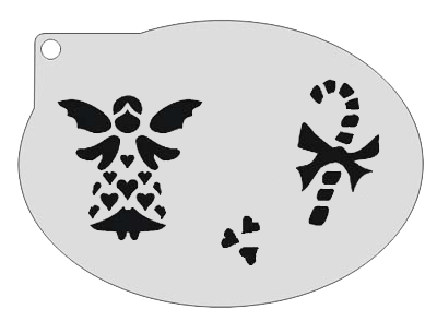 Schmink Specialist Schminksjabloon Kerstengel