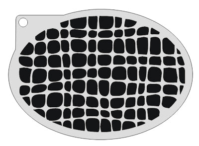 Schmink Specialist Schminksjabloon Krokodillenhuid