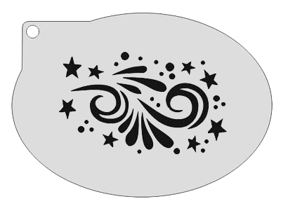 Schmink Specialist Schminksjabloon Krullen en Sterren