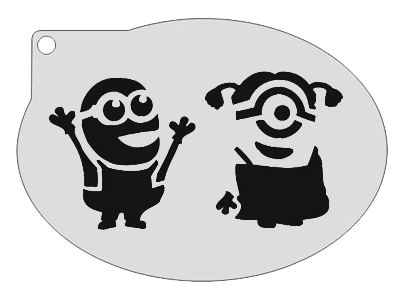 Schmink Specialist Schminksjabloon Minions Bob & Stuart Meisje
