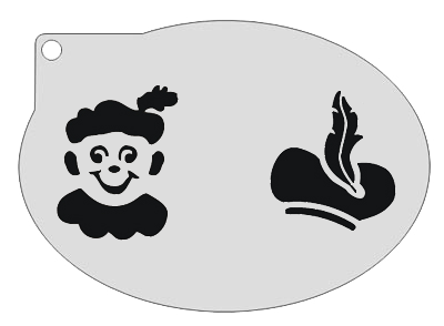 Schmink Specialist Schminksjabloon Piet