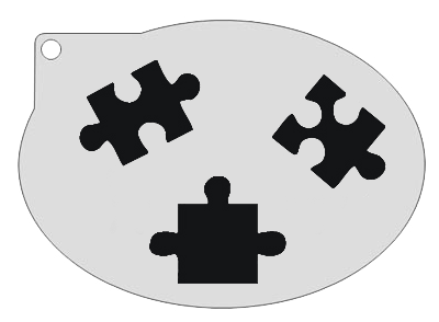 Schmink Specialist Schminksjabloon Puzzelstukjes