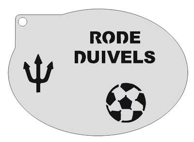 Schmink Specialist Schminksjabloon Rode Duivels
