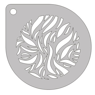 Schmink Specialist Schminksjabloon rond blaadjes