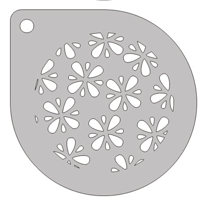 Schmink Specialist Schminksjabloon rond bloemetjes