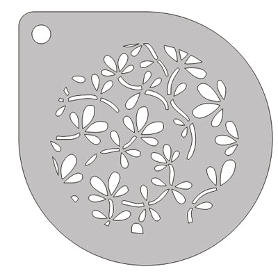 Schmink Specialist Schminksjabloon rond bloempjes