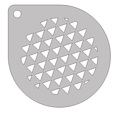 Schmink Specialist Schminksjabloon rond driehoekjes