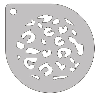 Schmink Specialist Schminksjabloon rond luipaard