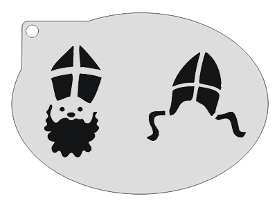 Schmink Specialist Schminksjabloon Sint