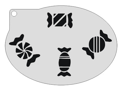 Schmink Specialist Schminksjabloon Snoepjes