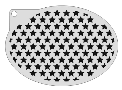 Schmink Specialist Schminksjabloon Sterretjes