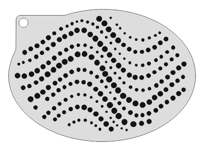 Schmink Specialist Schminksjabloon Stippen golven