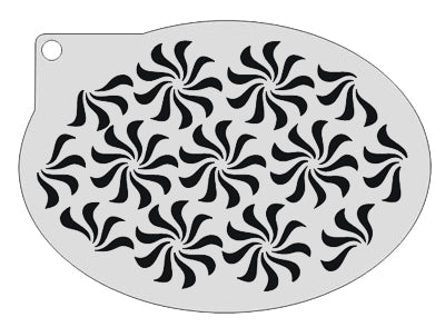 Schmink Specialist Schminksjabloon Twirl Bloemen