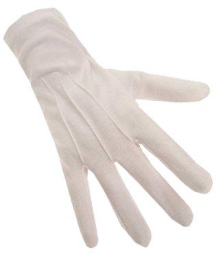 Schmink Specialist Sint Handschoenen Wit Kort XXL